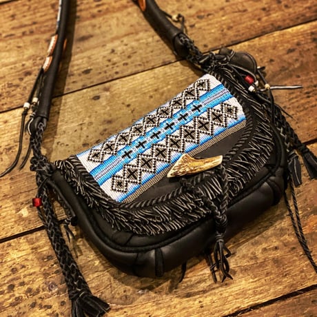 梟唄OWLSONG / DEER SKIN SHOULDER BAG(GR Specialorder)