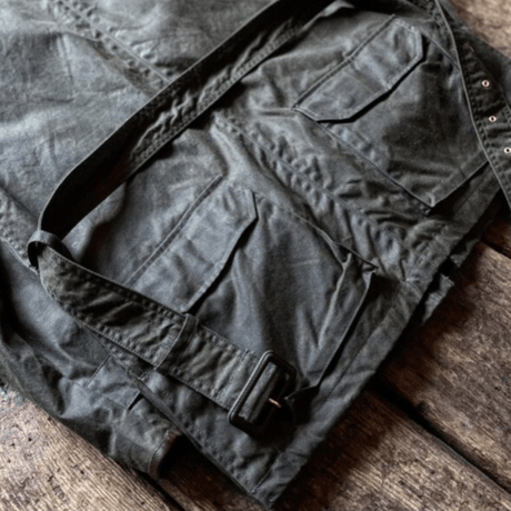 BiburyCourt / Waxedcotton fieldjacket