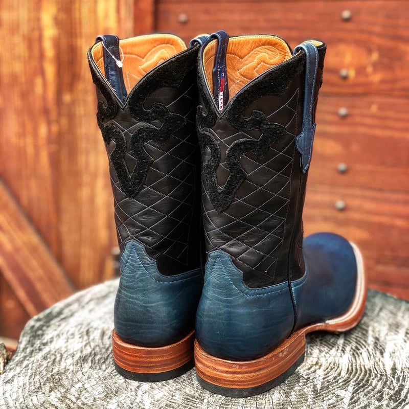 RIOS of MERCEDES / Grip Rabber Sole Boots (NAVY