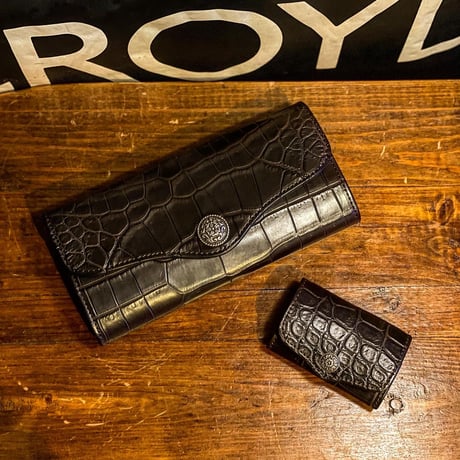 FUNNY / BOX COINCASE "CROCODILE" (BROWN)