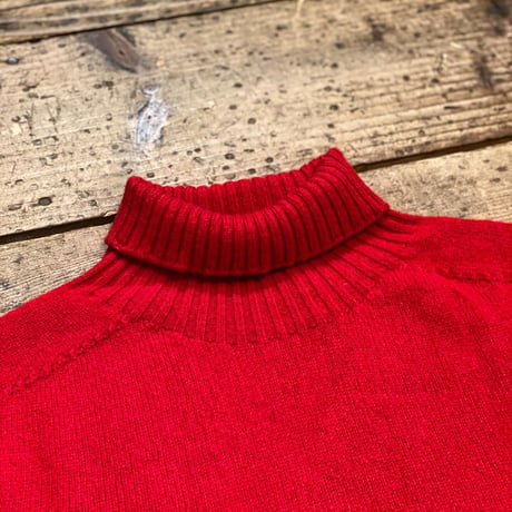 Harley Of Scotland / LAMBS WOOLPOLO NECK SWEATER