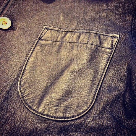 DEER HORN SMITH'S / EZO DEER LEATHER SHIRT