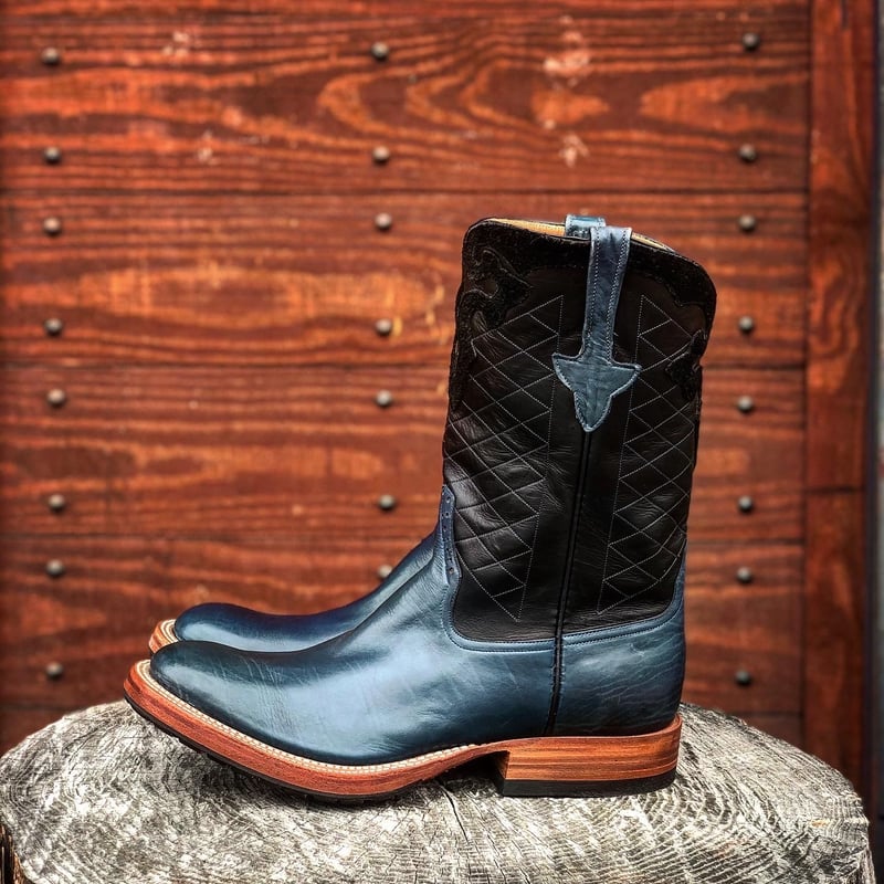 RIOS of MERCEDES / Grip Rabber Sole Boots (NAVY