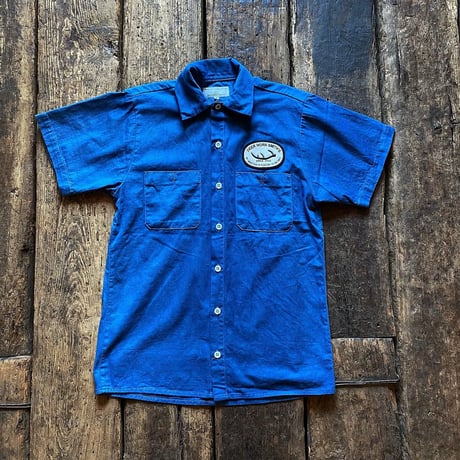 DEER HORN SMITH'S / SHORT SLEEVE WORK SHIRT (INDIGO)