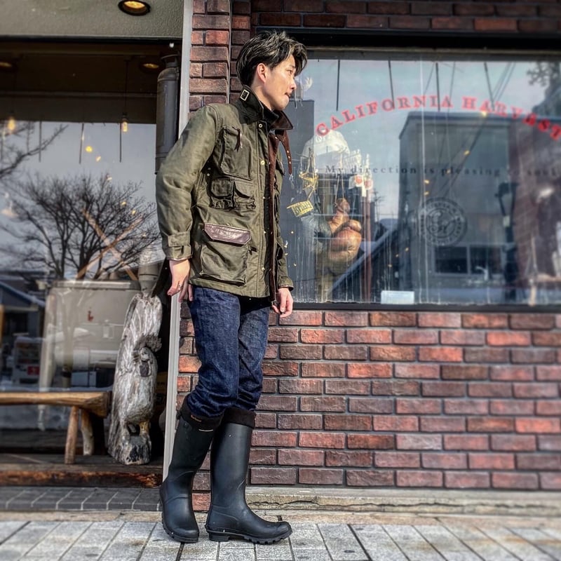 BiburyCourt / Waxedcotton fieldjacket | GOLDRUS