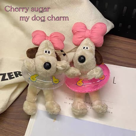 My dog summer浮き輪チャーム♡