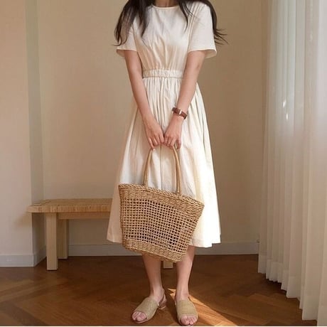 麦わらトートバッグ