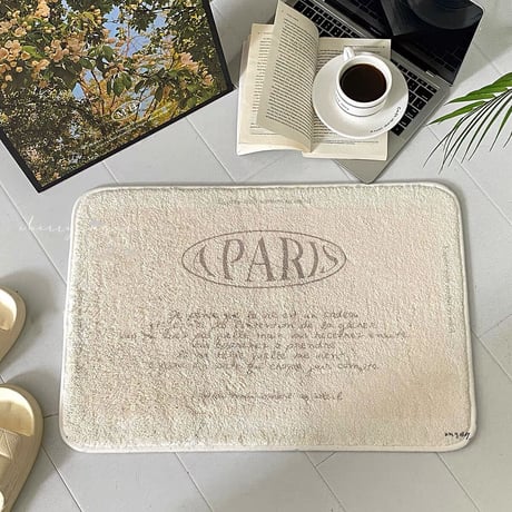 PARISレタリングラグマット