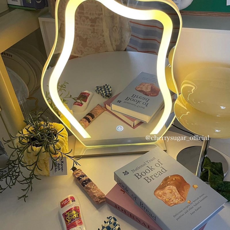 XZGang デスクトップビューティミラー、ガールズロッカールームメイク