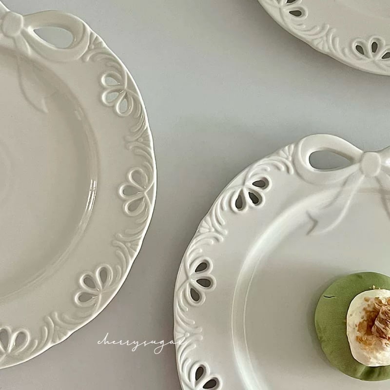 ヴィンテージリボンプレート | Cherry Sugar