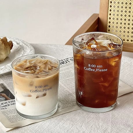 8:00AM コーヒーグラス