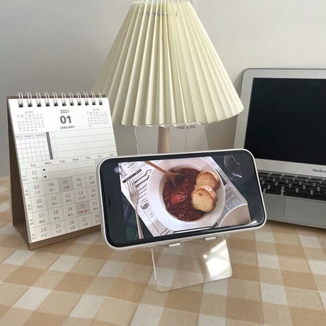 クリアスマホスタンド