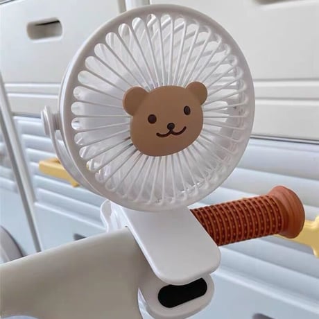 【即納】うさぎ&くまさんのクリップファン