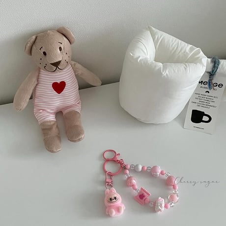 【即納】mini lububu ビーズストラップ