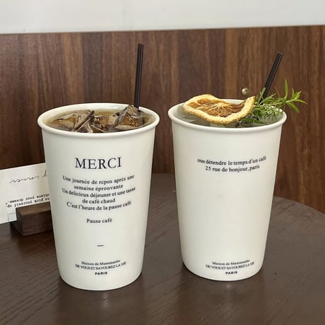 陶器のビンテージカップ(L)