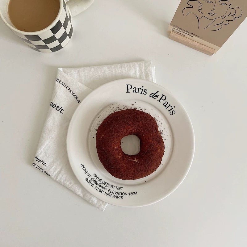 専用♡フランス ディナープレートプレゼント♡ Parisレタリングプレート | Cherry Sugar