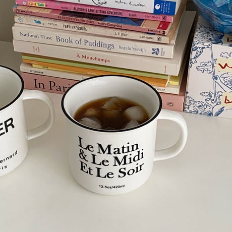 フレンチレタリングマグカップ