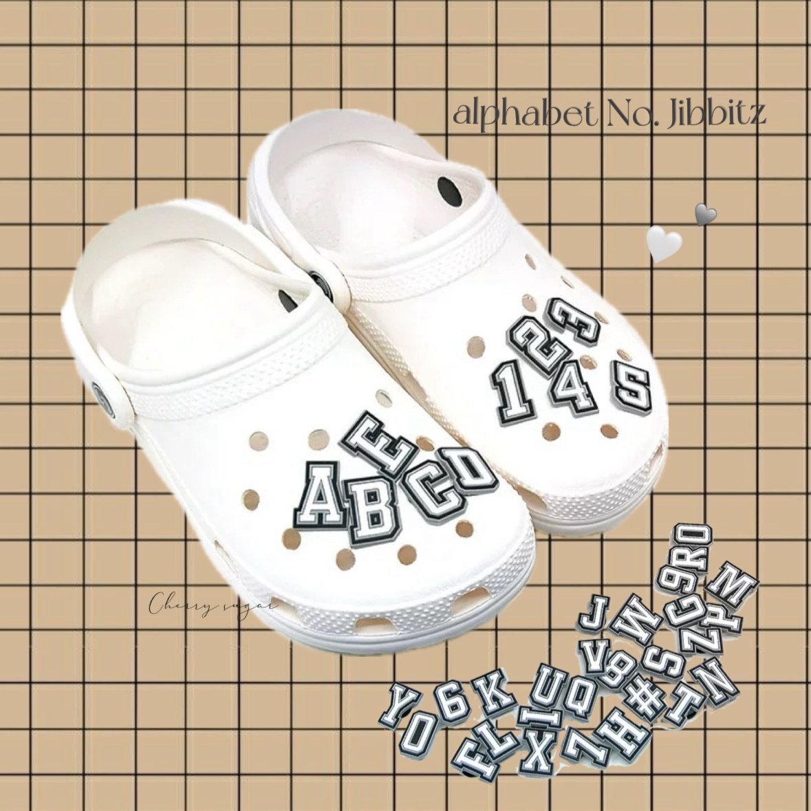 即納】アルファベットナンバー クロックスシビッツ | Cherry Sugar