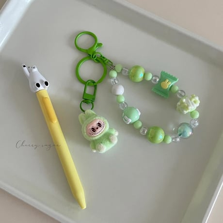 【即納】mini lububu ビーズストラップ