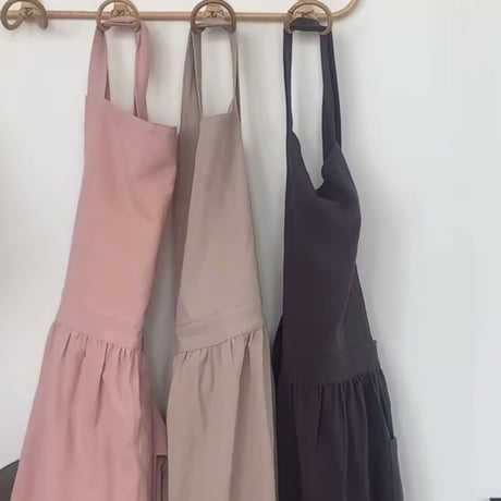 シンプルカフェエプロン