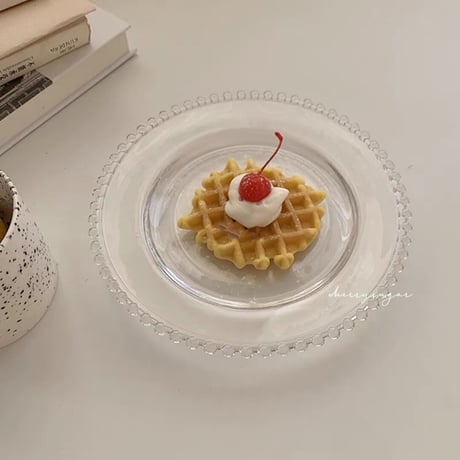 クリアデコレーションプレート
