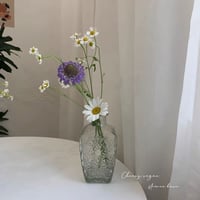 ヴィンテージレリーフガラスの花瓶