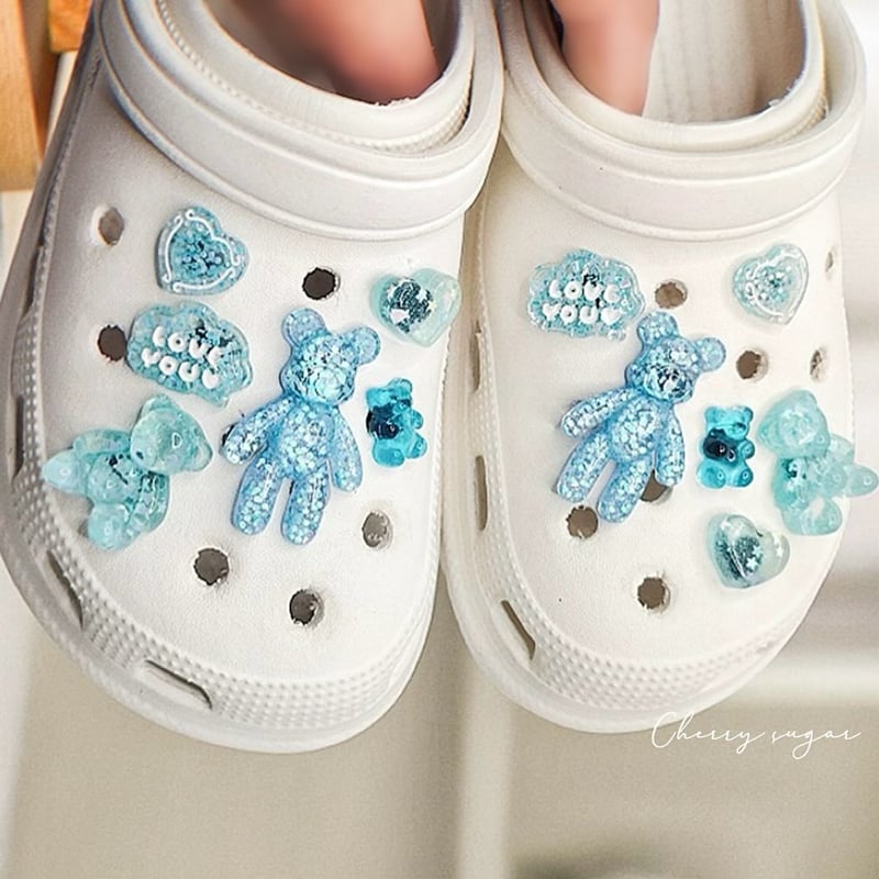 即納】クリアラメベアークロックスシビッツ | Cherry Sugar