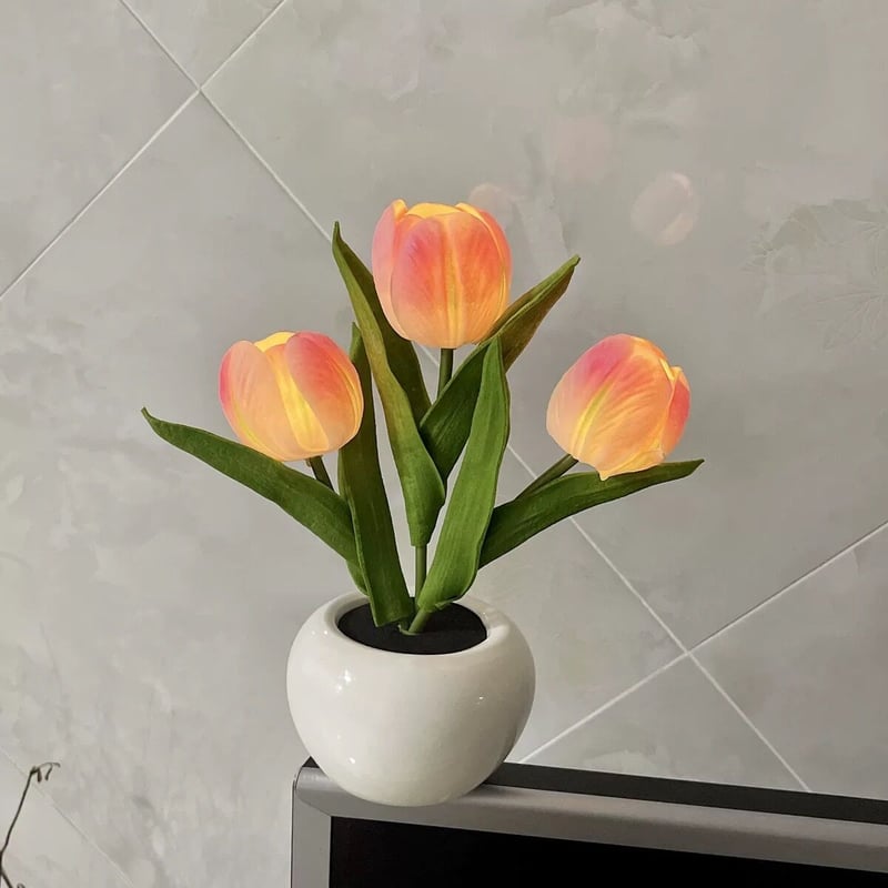 一部即納】ふんわりチューリップのレトロランプ | Cherry Sugar