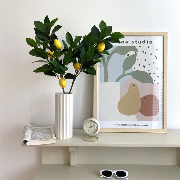 アーティフィシャルフラワー⚫︎レモンの木【2本】 アーティフィシャルフラワー⚫︎レモンの木【2本】