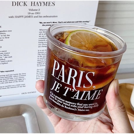 PARIS je t'aimeグラス