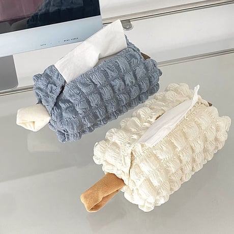 【一部即納】くしゅくしゅティッシュケース