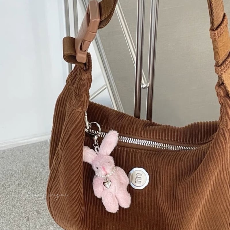 CHERRY FLAT MINI TOTE チャーム付き ミニラビットチャーム♡ | Cherry Sugar