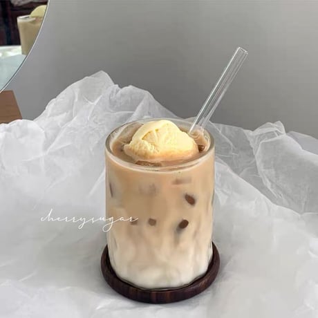 【即納】ガラスの透明なカフェストロー