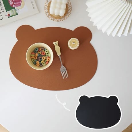 くまさんのお食事マット