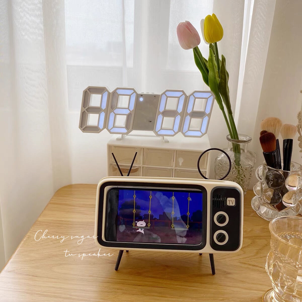 TV型レトロミニスピーカー | Cherry Sugar