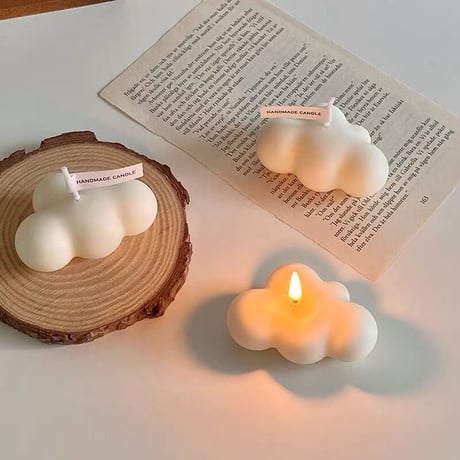 ふわふわ雲のキャンドル