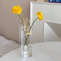 透明なアクリルのラウンドフラワーベース