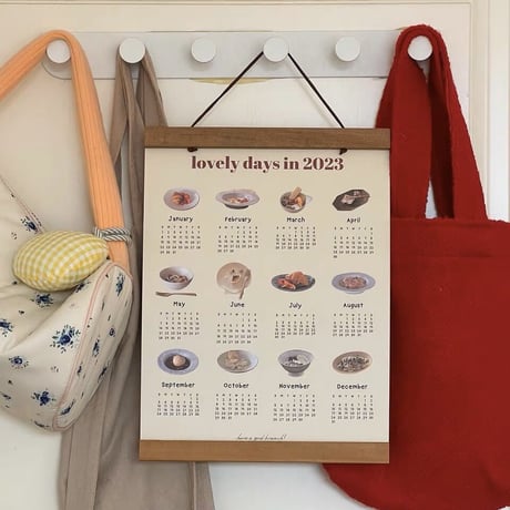 Lovely days in 2023 ペーパーカレンダー