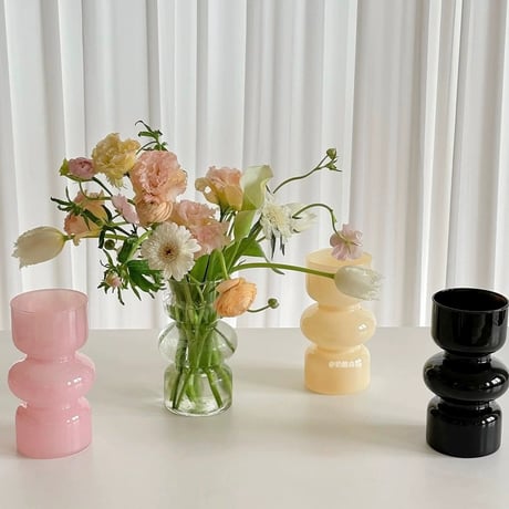 ビンテージクリア フラワーベース