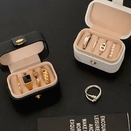【一部即納】ミニレザーリングボックス