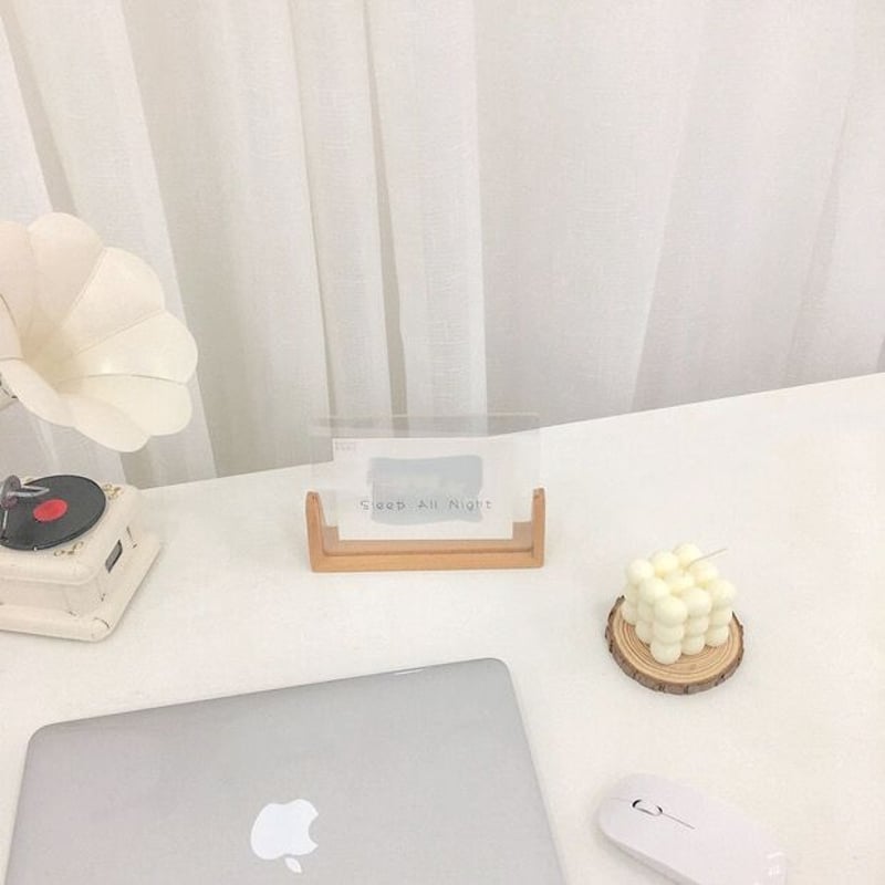 ウッドなクリアフォトフレーム | Cherry Sugar