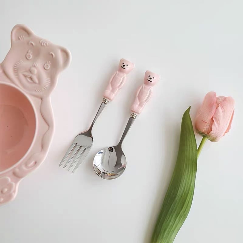 くまさんのカトラリー | Cherry Sugar