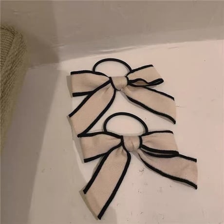 フレンチリボンヘアゴム