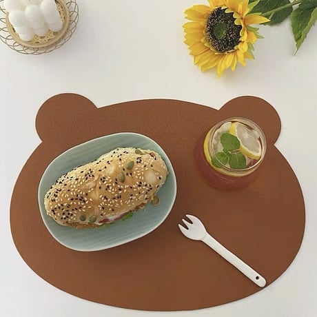 くまさんのお食事マット