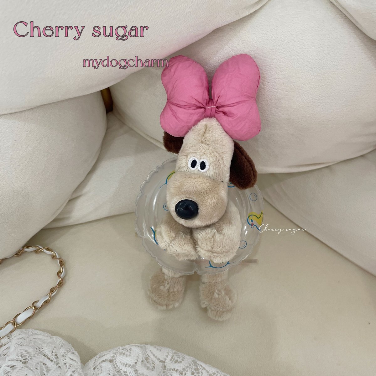 マイメロディ　バカンスシリーズ　浮き輪　ぬいぐるみストラップ　中古品 マイメロディ バカンスシリーズ 浮き輪 ぬいぐるみストラップ 中古品