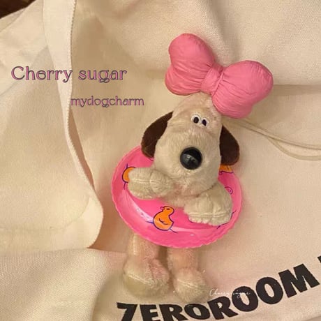 My dog summer浮き輪チャーム♡