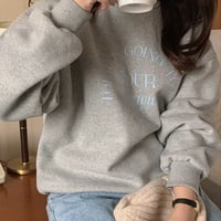 レタリングスウェット " your glamorous day "
