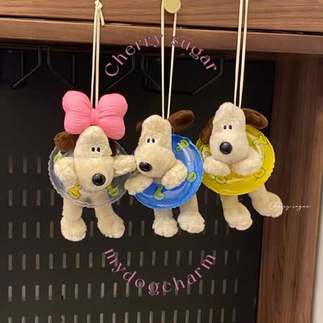 My dog summer浮き輪チャーム♡