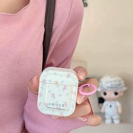 【一部即納】リトルフラワーAirPodsケース