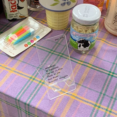 クリアスマホスタンド